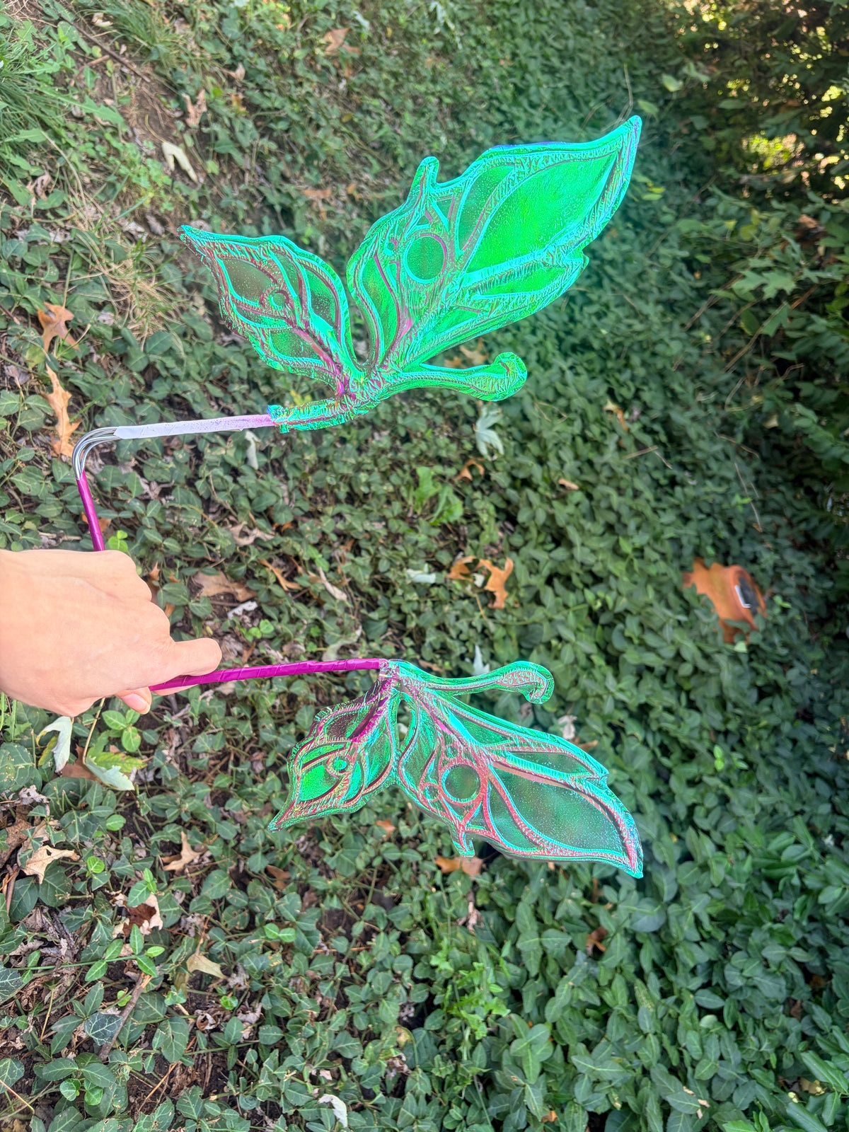 Micro mini Wings Purple iridescent fairy wings