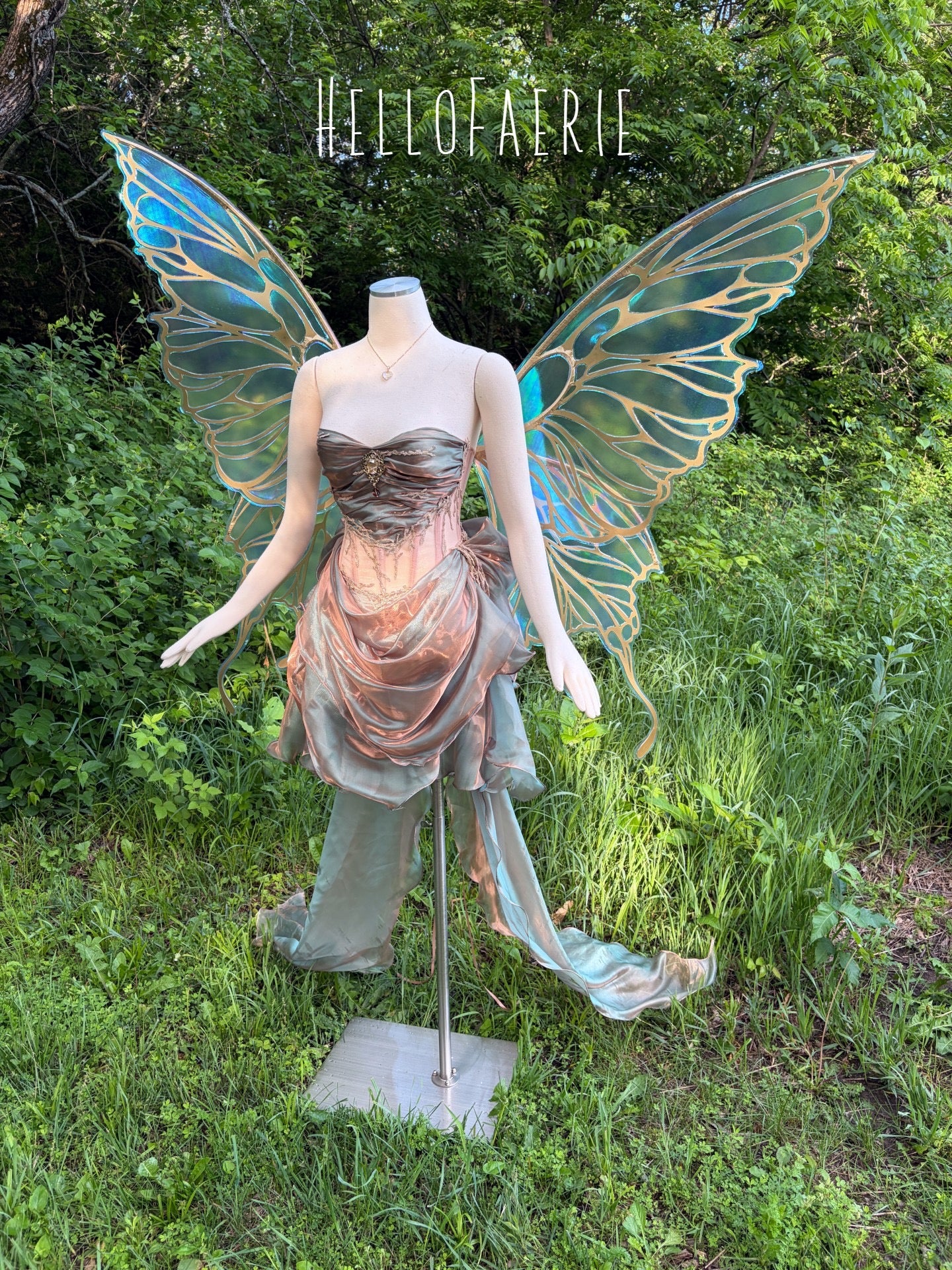 Mediterranean Mist Mermaid Fairy Gown