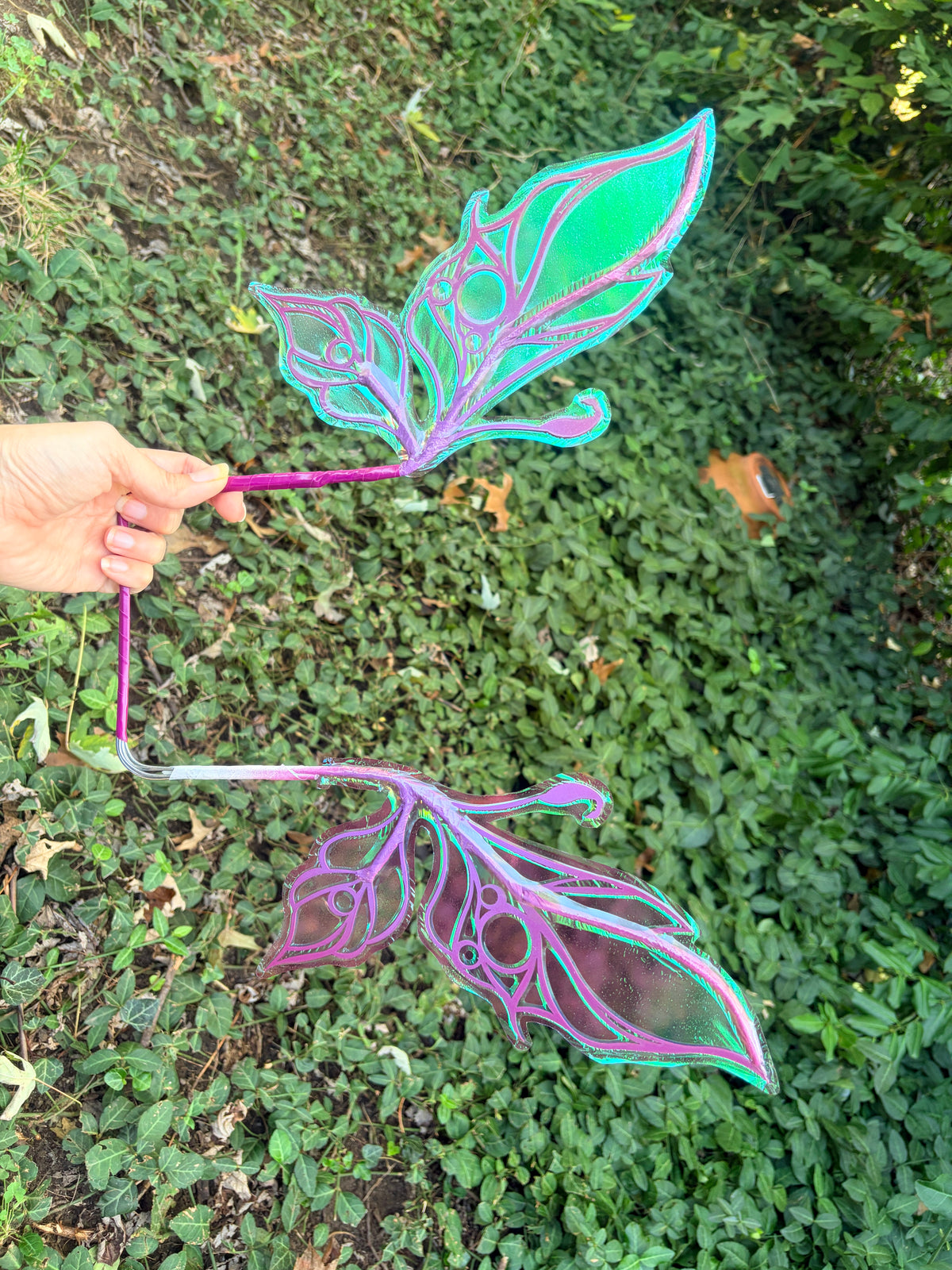 Micro mini Wings Purple iridescent fairy wings