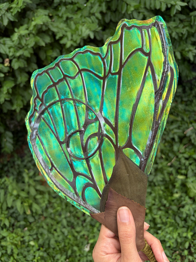 Brown fairy wing Hand Fan