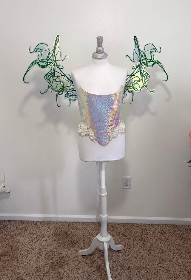 Custom pickle wings for Mary Iridescent Fairy Wings