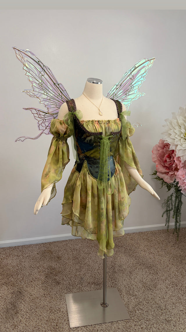 A drink with the unicorns corset and chemise