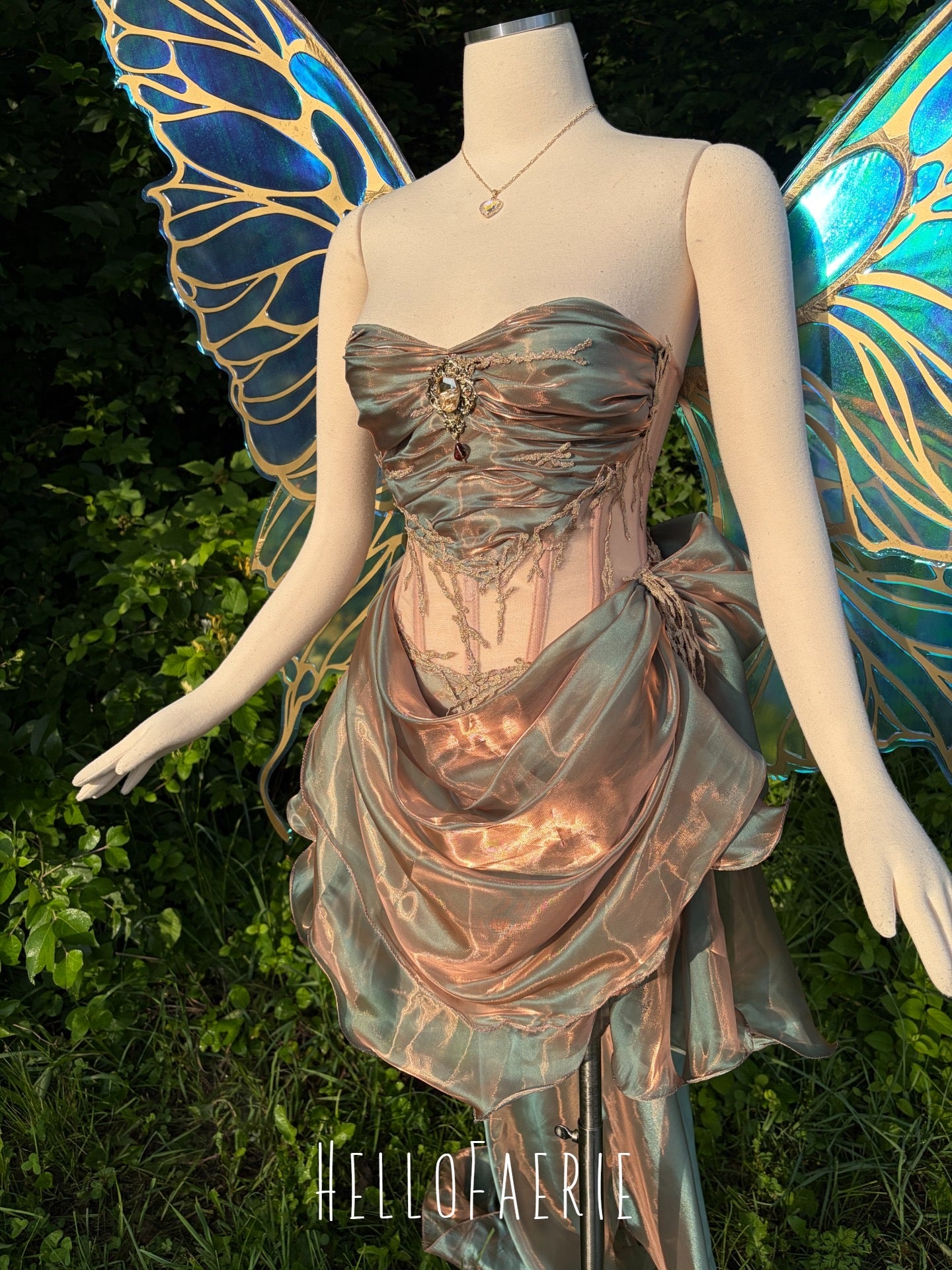 Mediterranean Mist Mermaid Fairy Gown