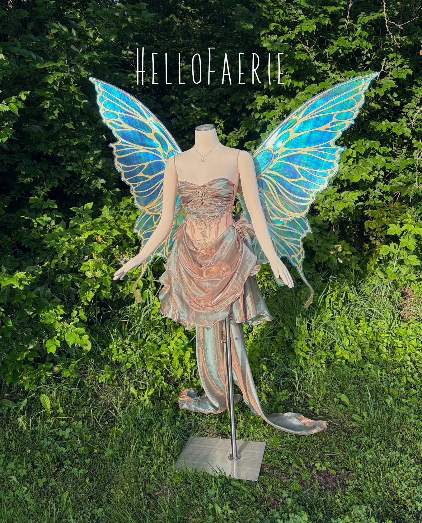 Mediterranean Mist Mermaid Fairy Gown
