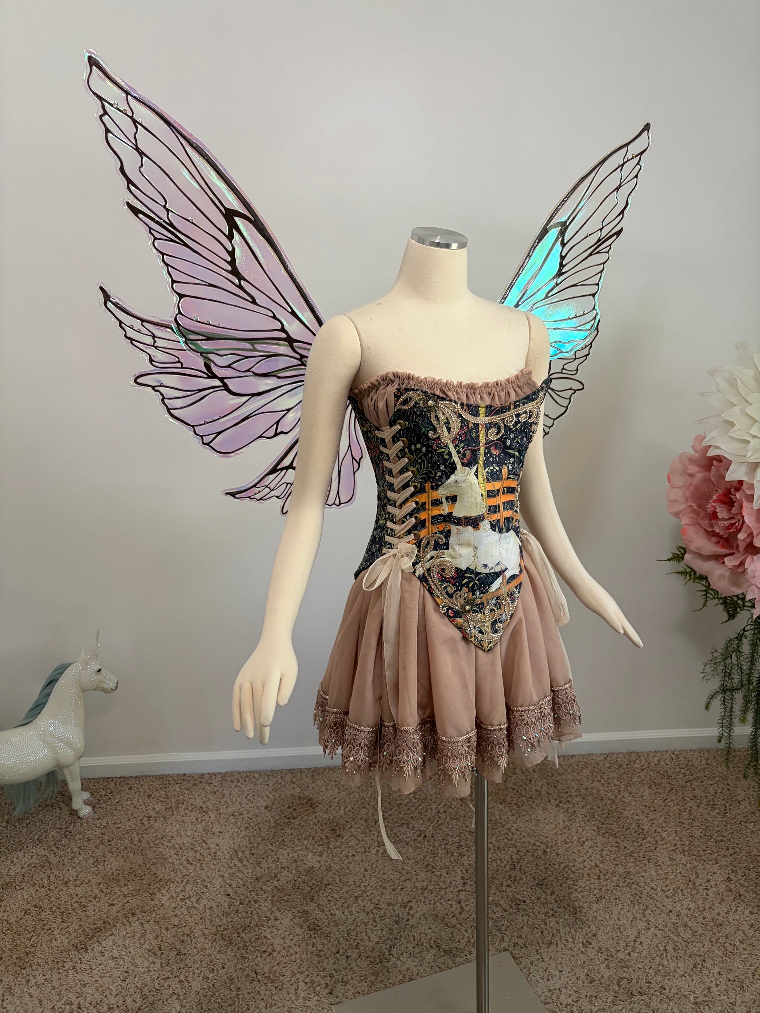 Tea Time with the Unicorn Fairy Gown AS IS