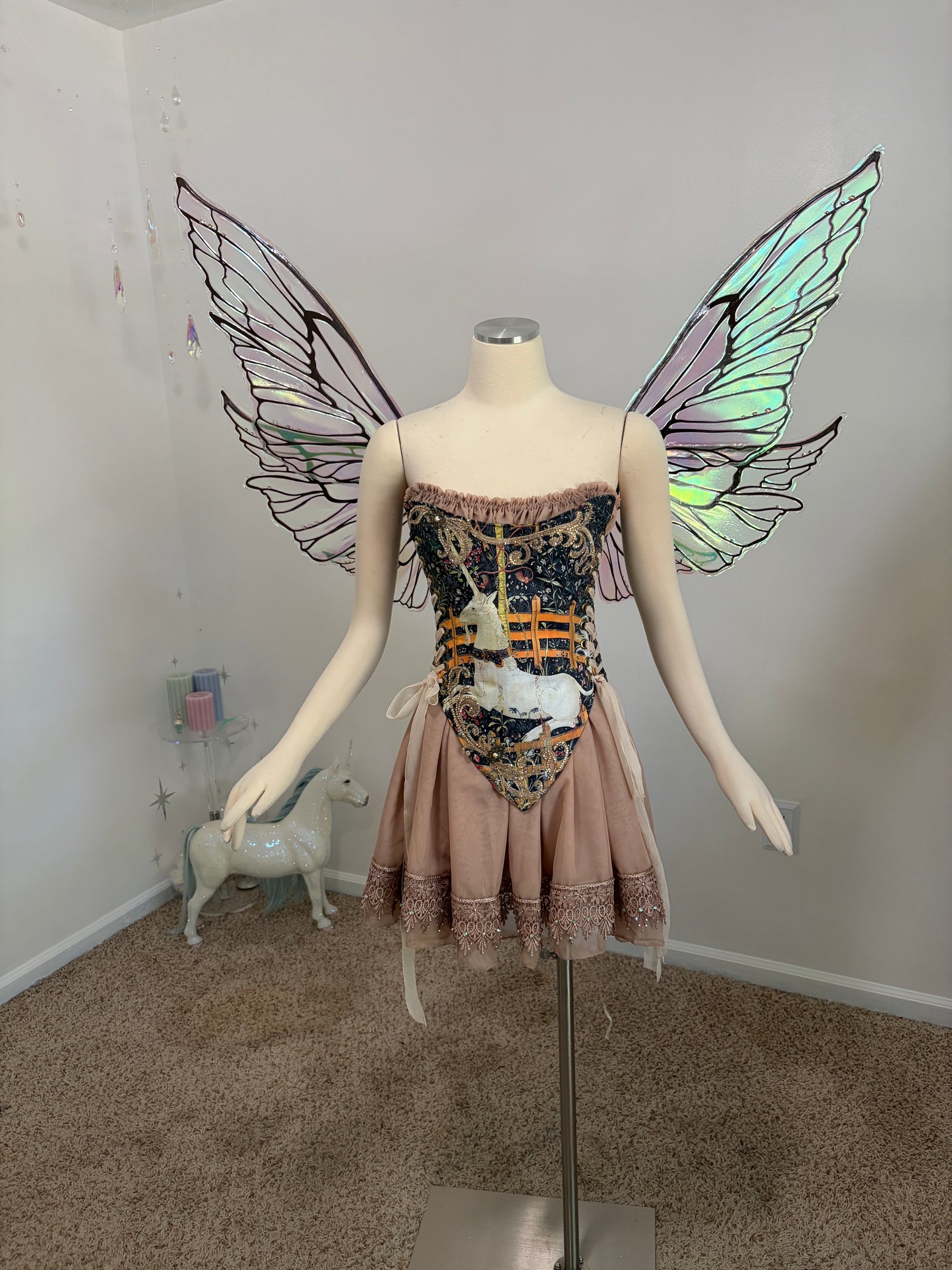 Tea Time with the Unicorn Fairy Gown AS IS