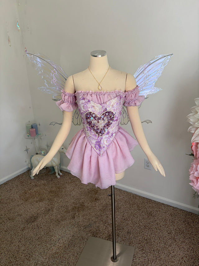Tokyo Fae - a day in the wisteria corset and chemise set