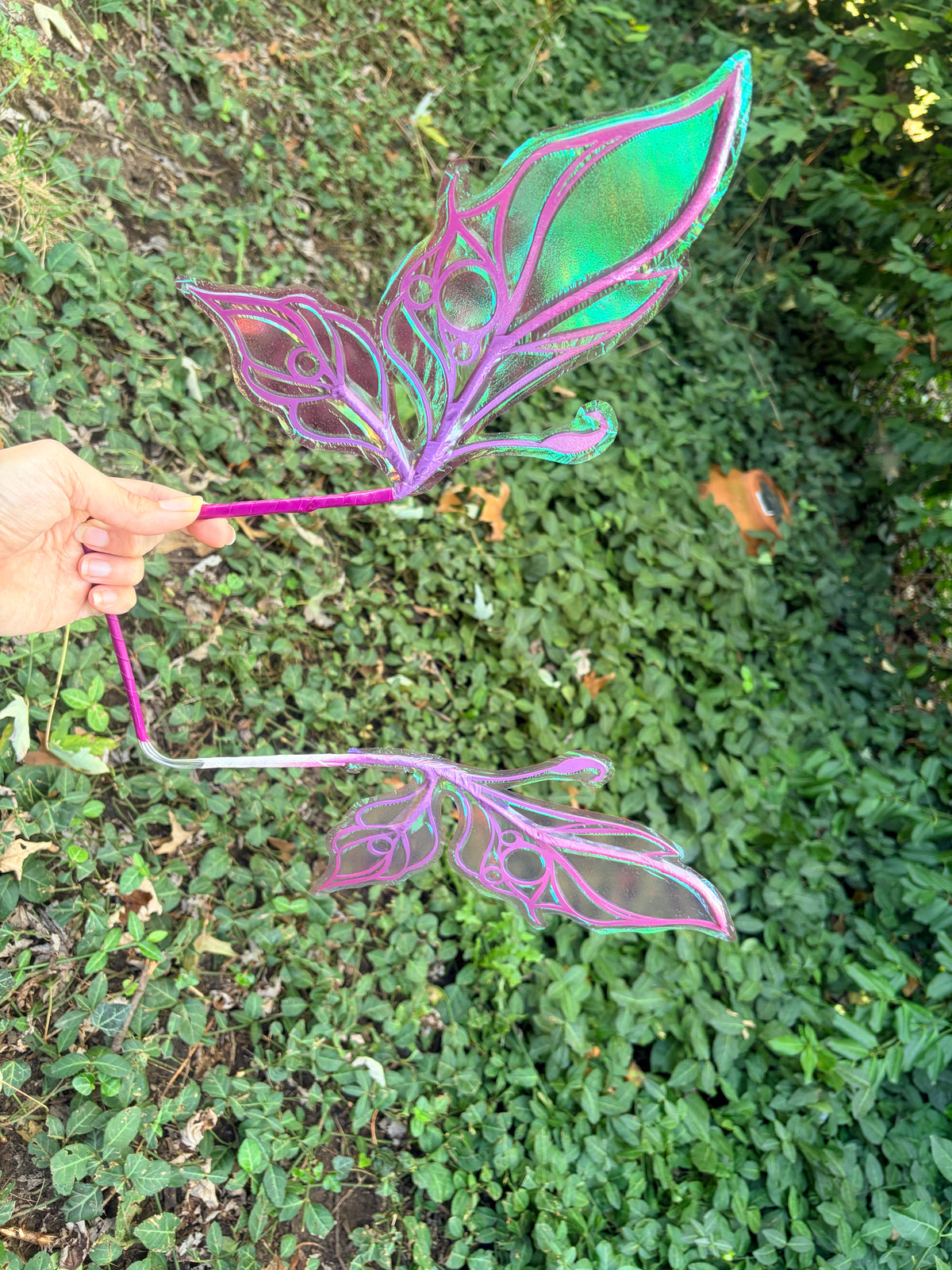Micro mini Wings Purple iridescent fairy wings
