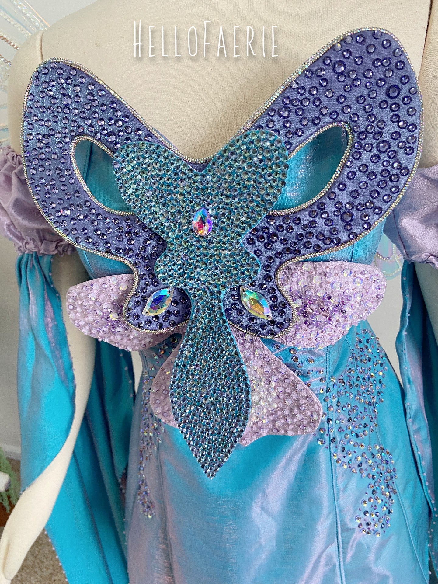 Sample Sale ~ BloomBerry Blue Fairy dress AS IS
