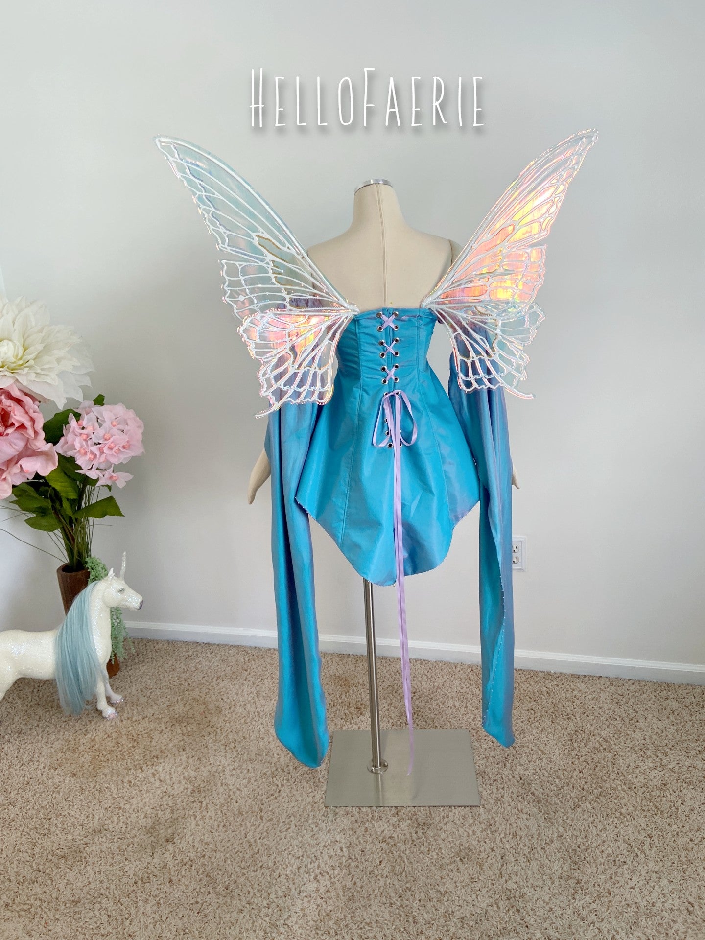 Sample Sale ~ BloomBerry Blue Fairy dress AS IS