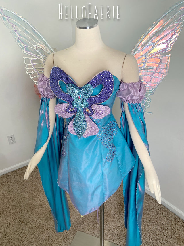 Sample Sale ~ BloomBerry Blue Fairy dress AS IS