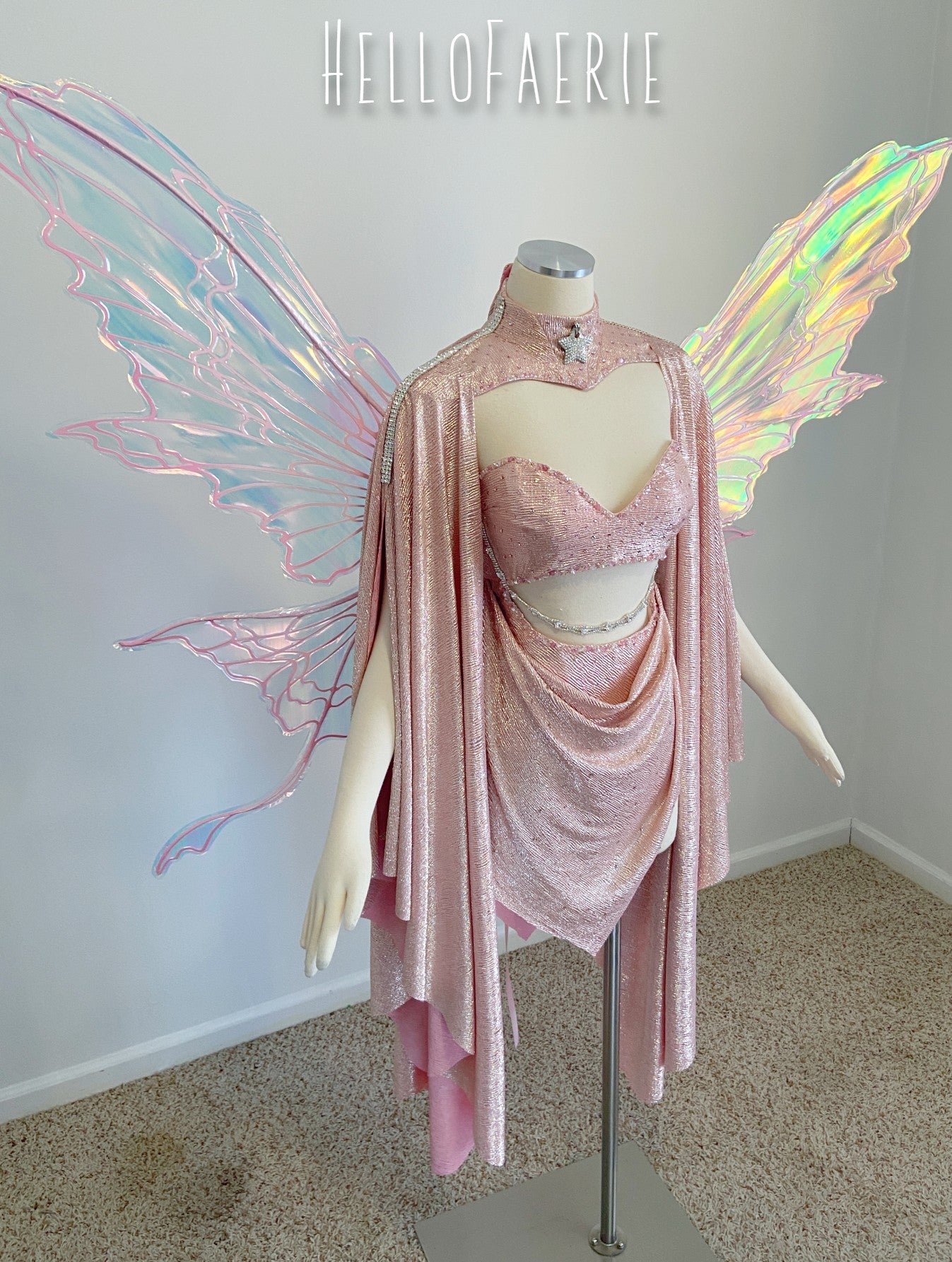 Pink Frosting Celestial Fairy Dust Fairy dress AS IS