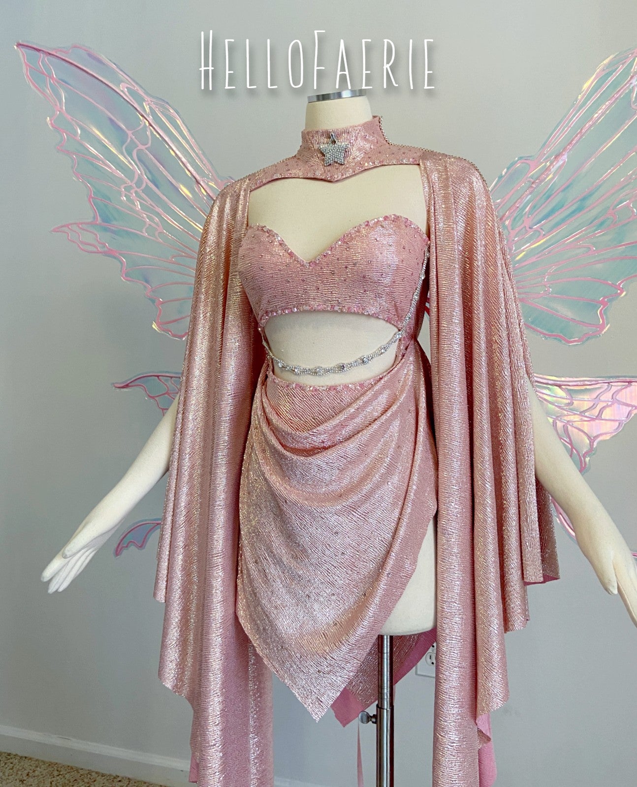 Pink Frosting Celestial Fairy Dust Fairy dress AS IS