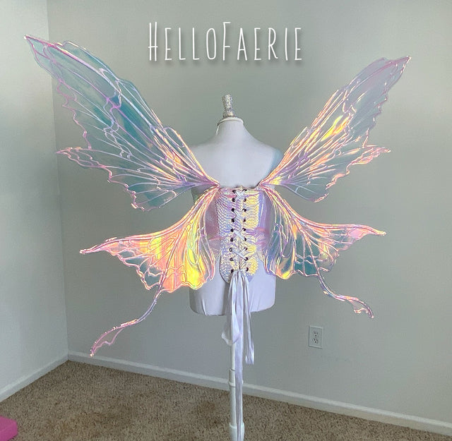 Monster size Made to Order Malibu Iridescent Fairy Wings