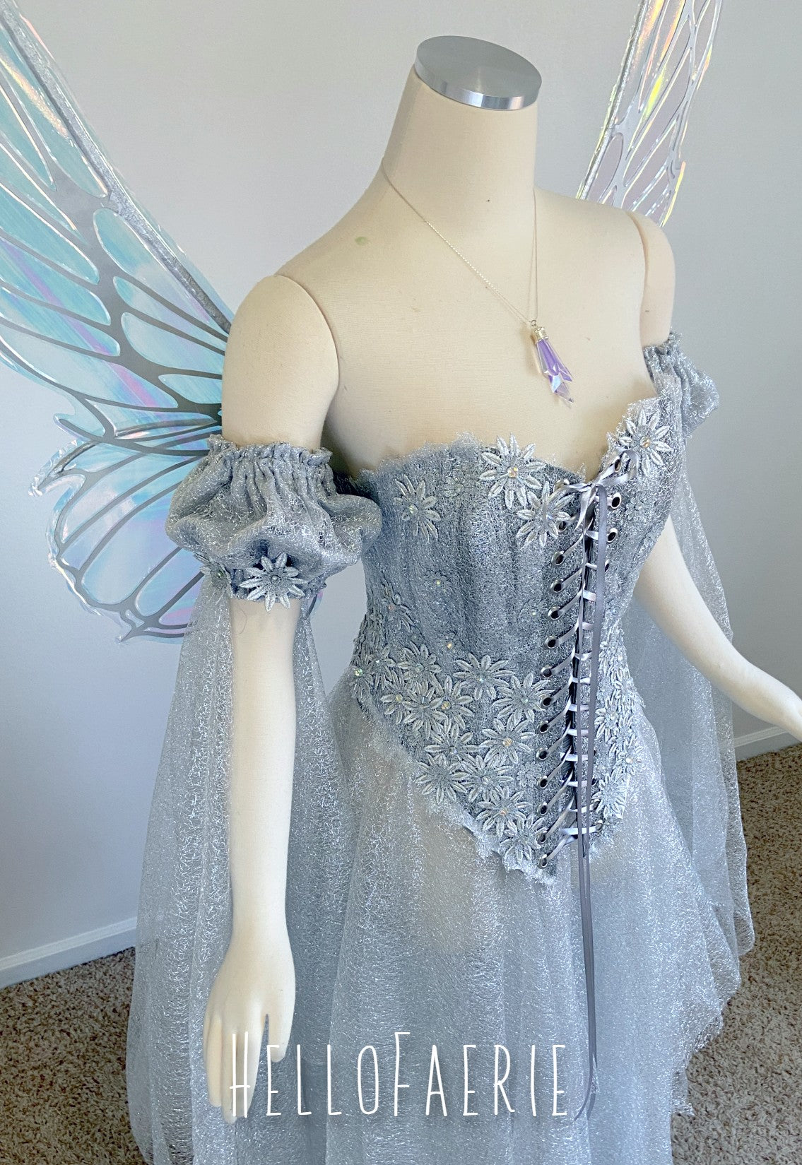 Starlight Solstice Lace gown