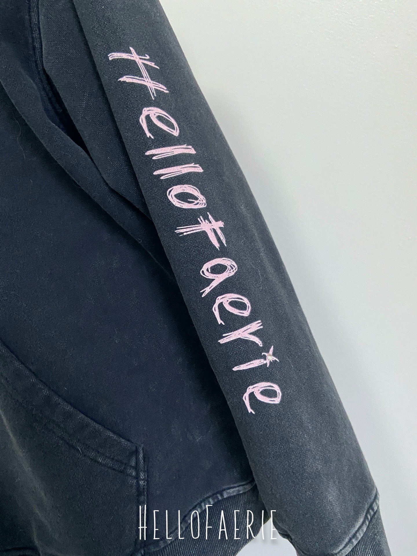 2026 HelloFaerie Oversized Hoodie Deluxe Rhinestone