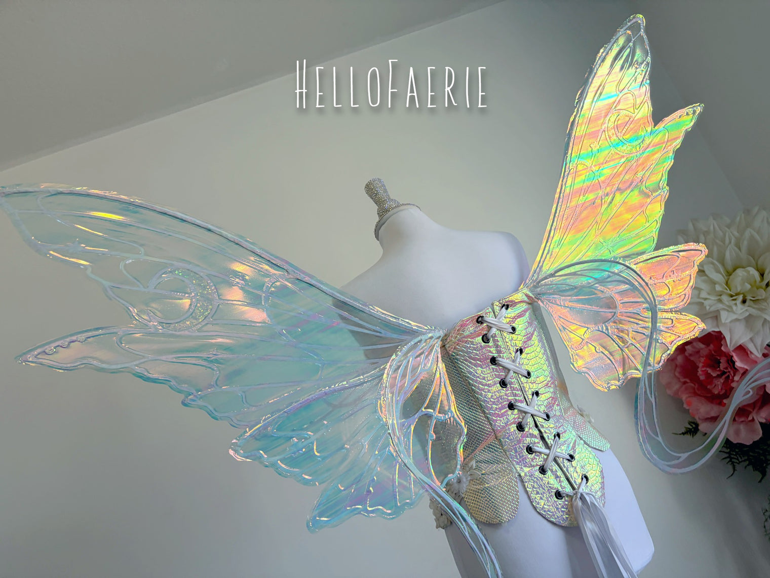 Usagi Moon Wings Giant Iridescent Fairy Wings