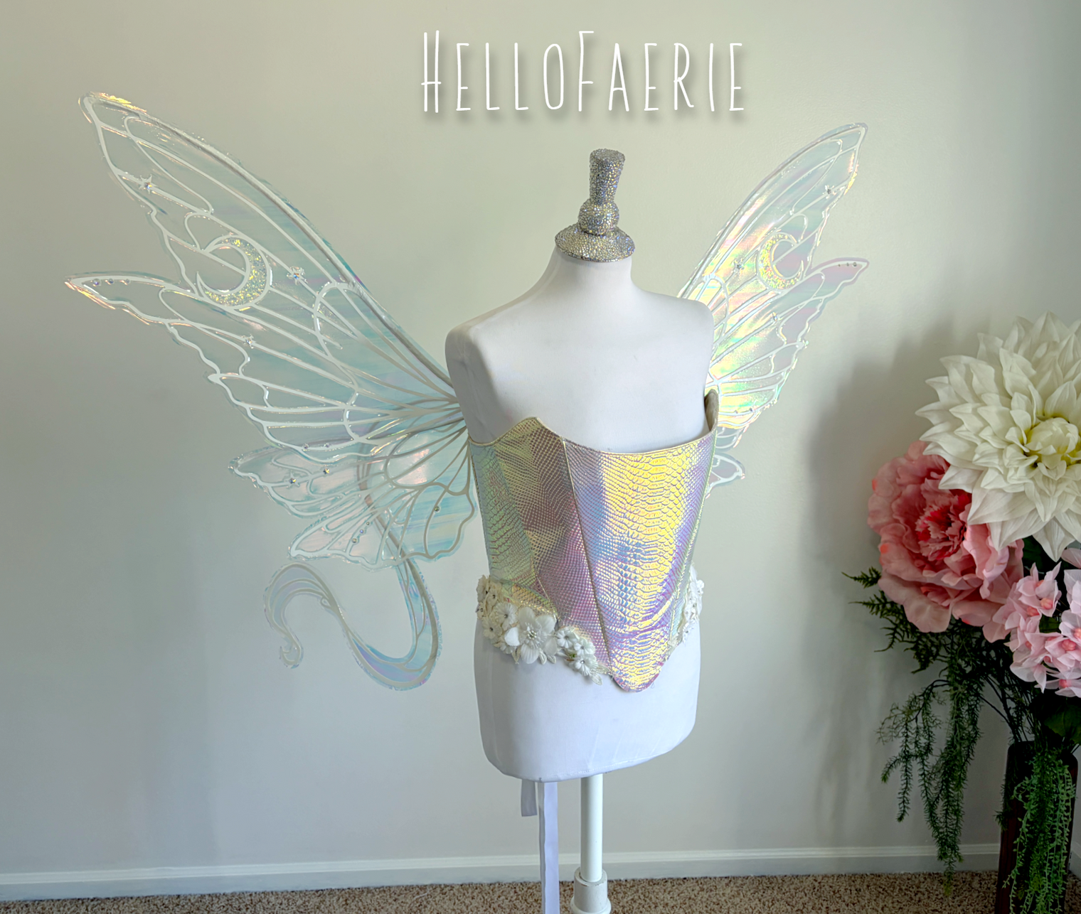 Usagi Moon Wings Giant Iridescent Fairy Wings