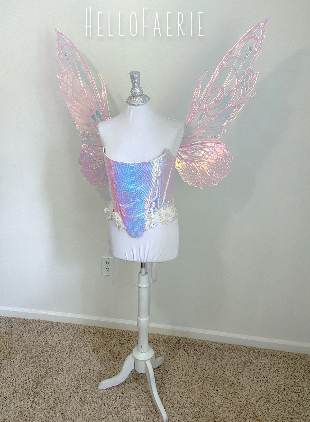 MTO Crystal Large Tink 2022 Iridescent Fairy Wings
