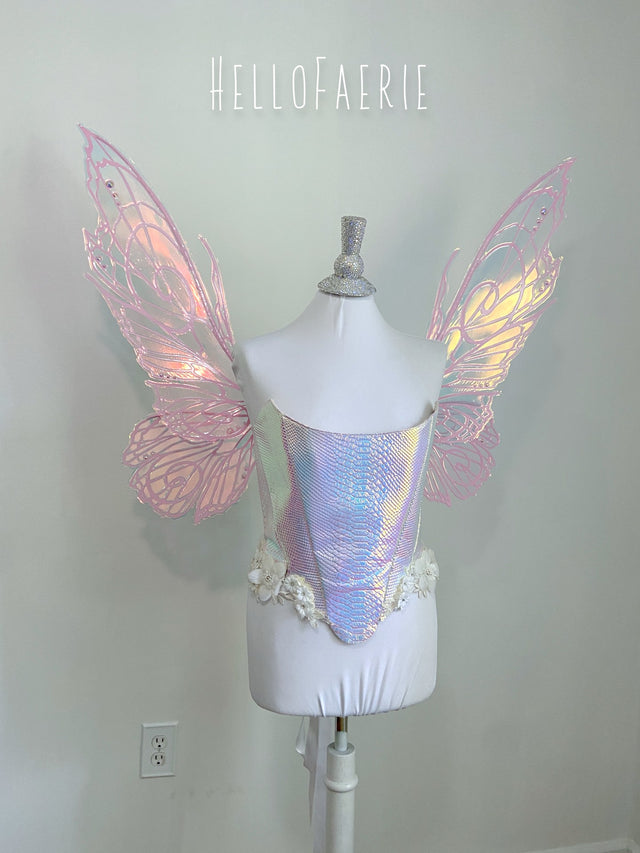 MTO Crystal Large Tink 2022 Iridescent Fairy Wings