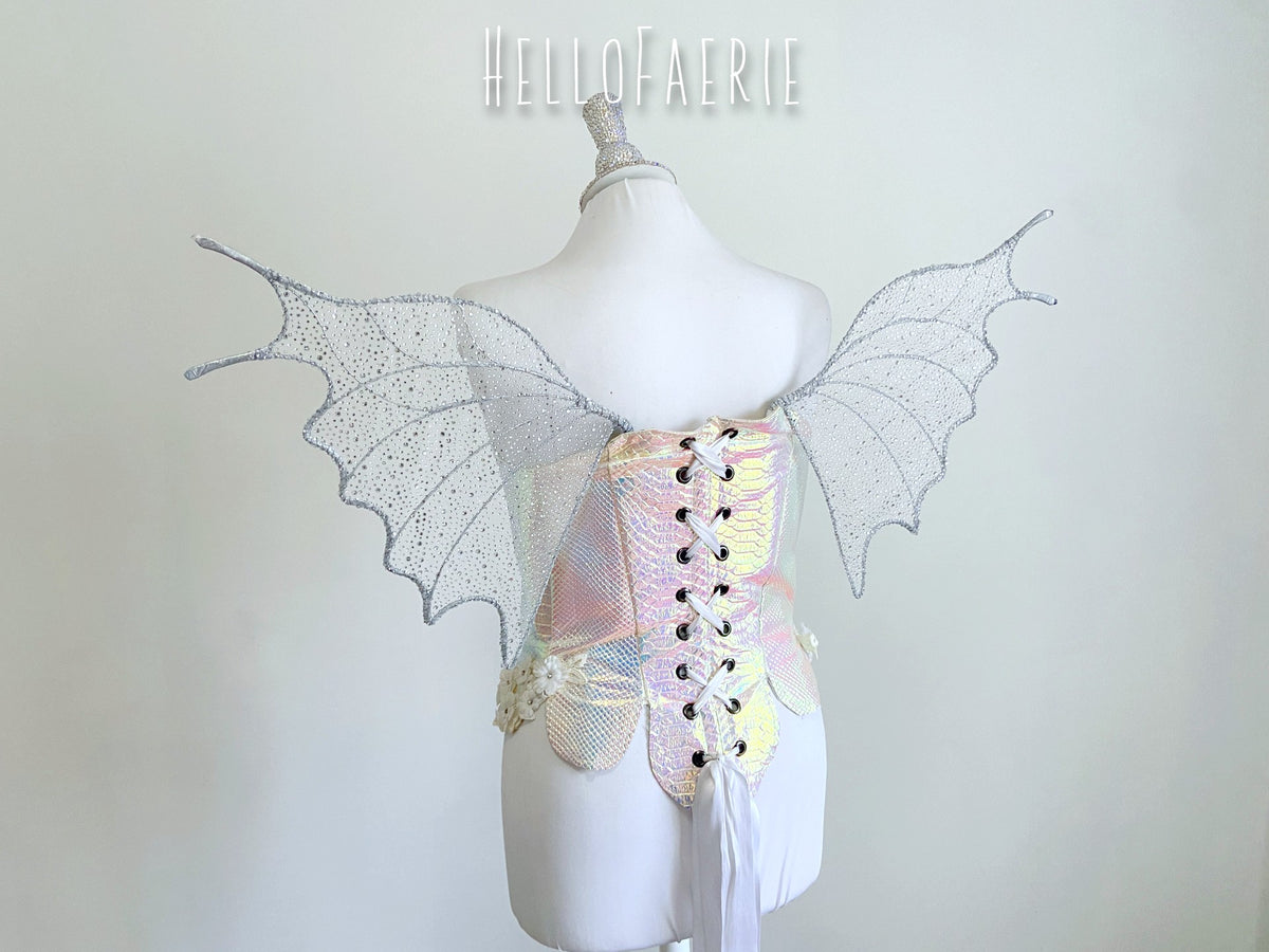 AB Crystal Rhinestone Full Wire Ever After Inspired Fairy Wings