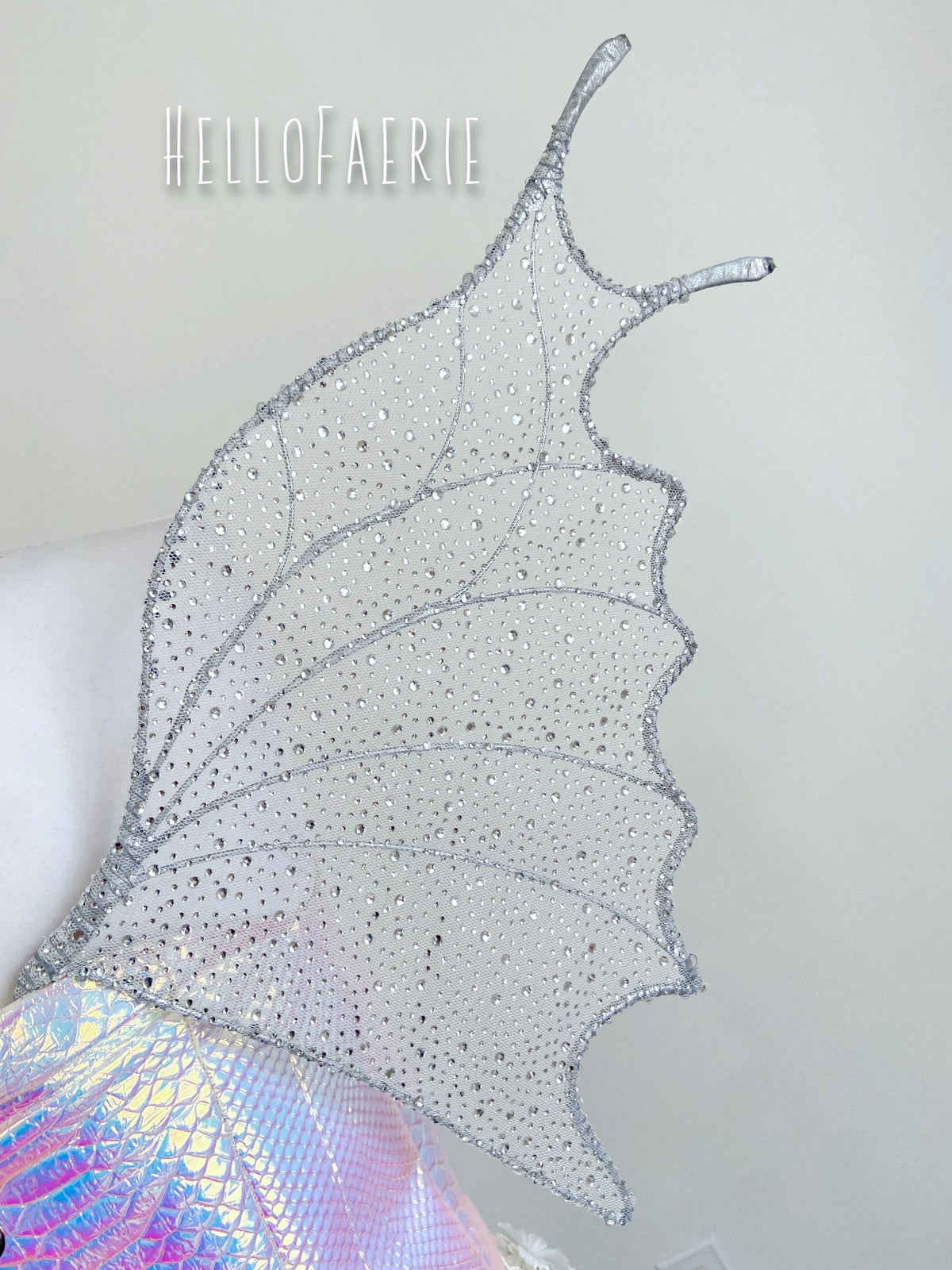AB Crystal Rhinestone Full Wire Ever After Inspired Fairy Wings