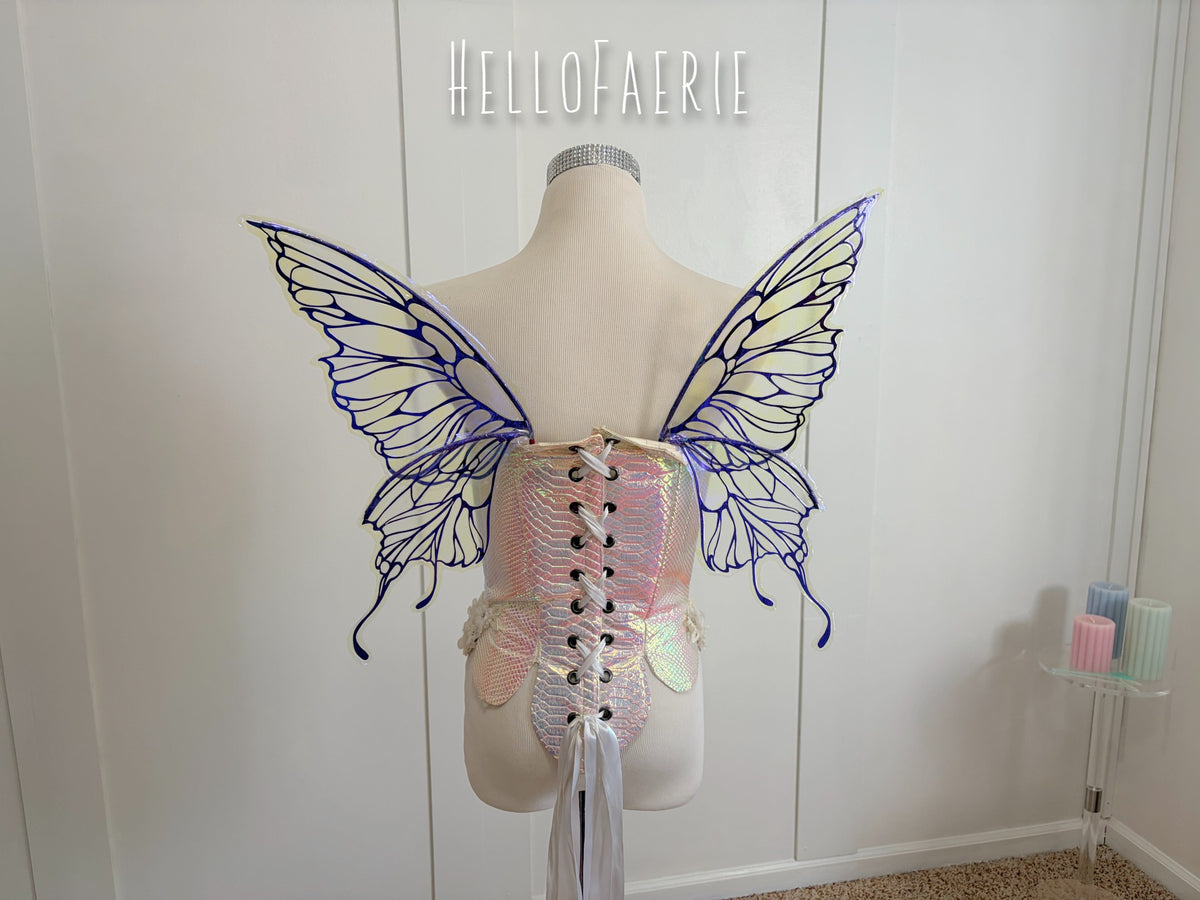Mini Odette Dark Purple Butterfly iridescent fairy wings