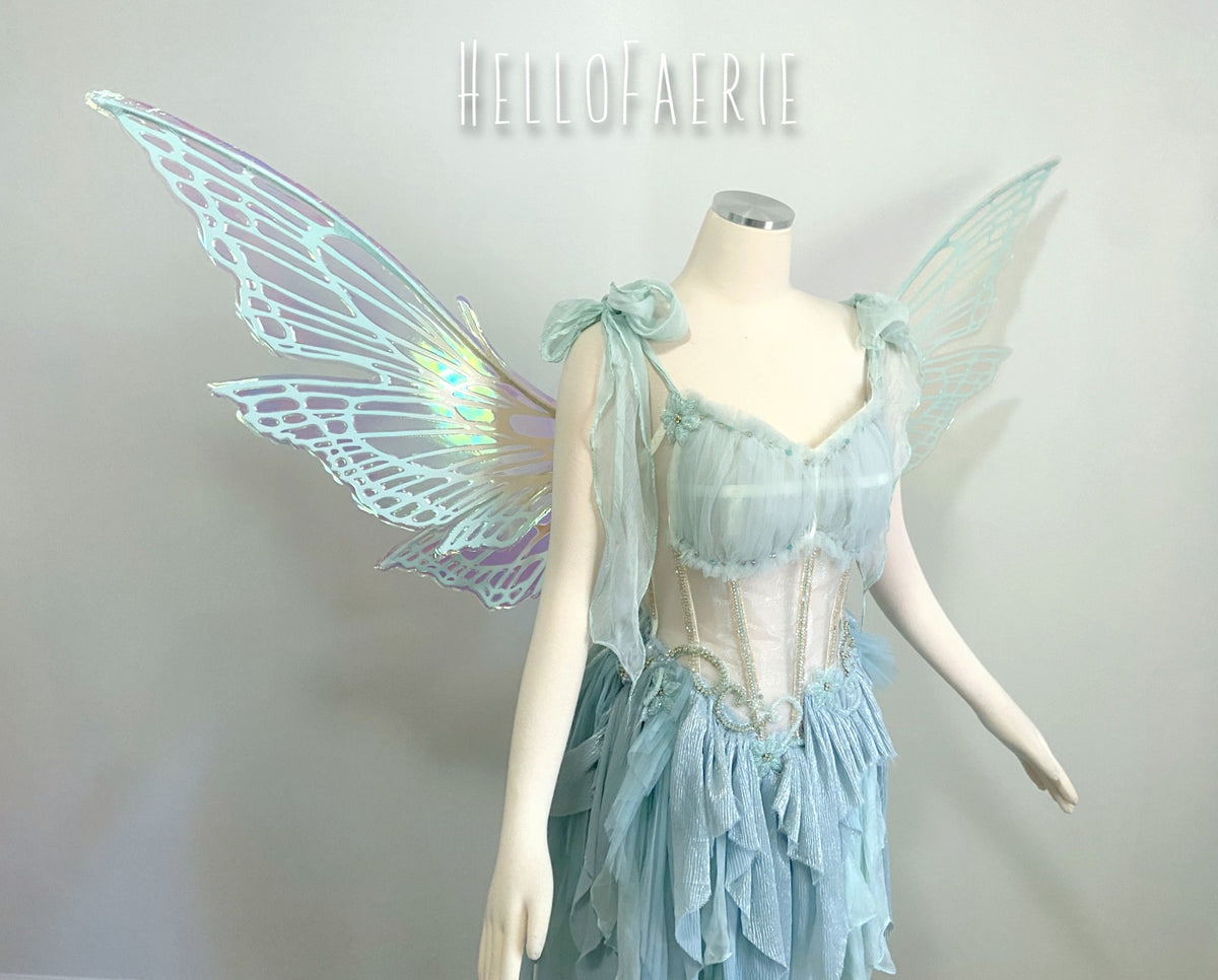 Mint Dream Labyrinth Fairy Silk Crystal Fairy Gown AS IS