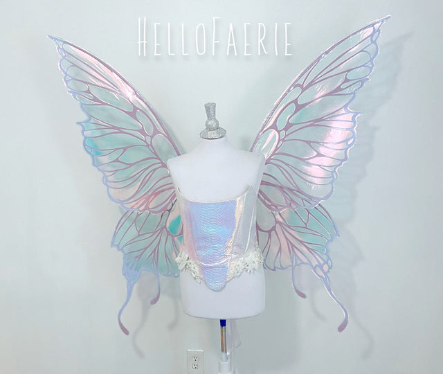 Made to order Giant Odette Butterfly iridescent fairy wings