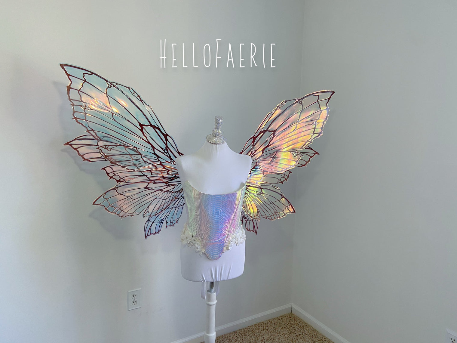 PRE ORDER MONSTER Brown Double set Peri Iridescent Fairy Wings