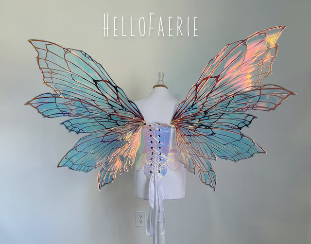 PRE ORDER MONSTER Brown Double set Peri Iridescent Fairy Wings