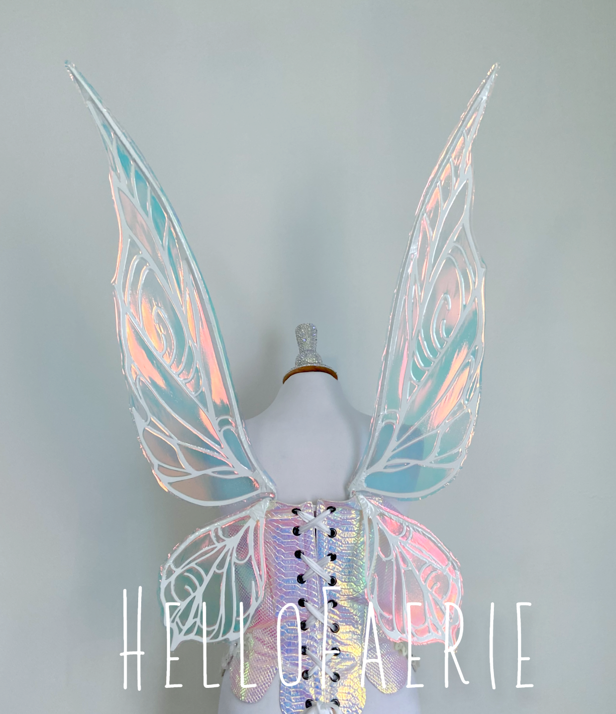 Unicorn Medium NeverNever Iridescent Fairy Wings MTO