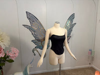 Black and gold Usagi Moon Wings Giant Iridescent Fairy Wings