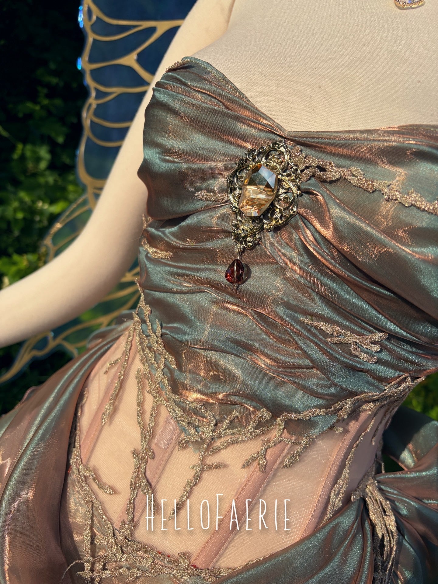 Mediterranean Mist Mermaid Fairy Gown