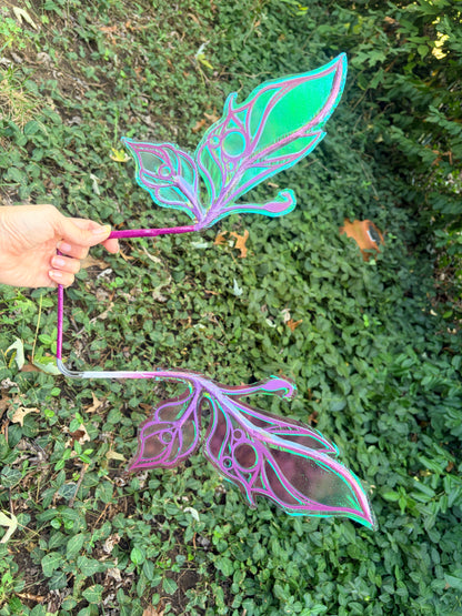 Micro mini Wings Purple iridescent fairy wings