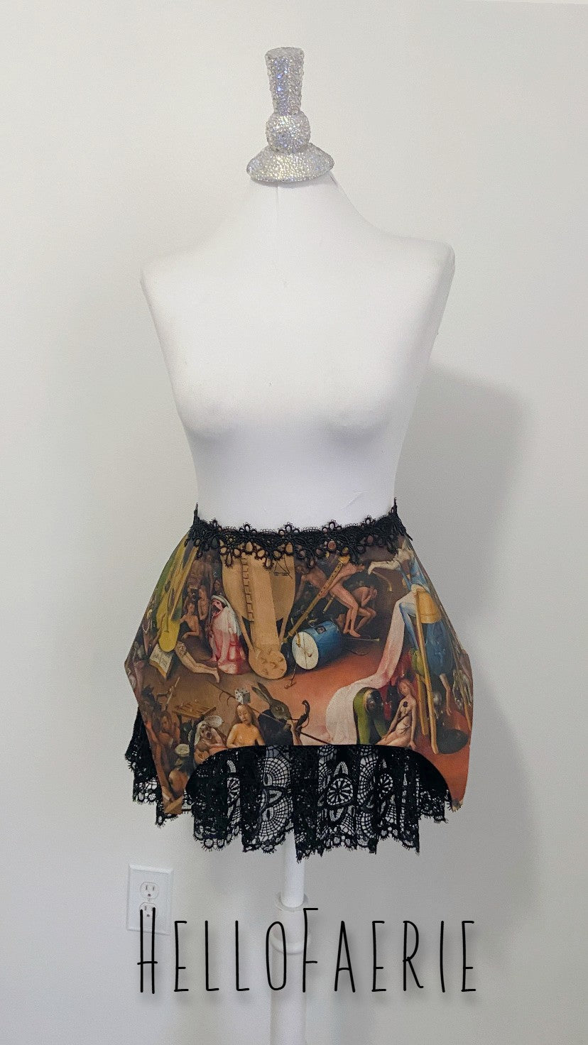 Bosch Garden of Earthly Delights Lace Skirt
