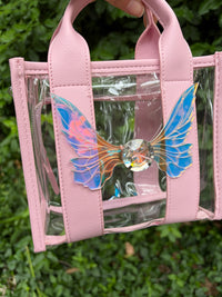 Pink Clear Fairy Purse