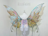 Monster size Made to Order Double Swallotail Iridescent Fairy Wings