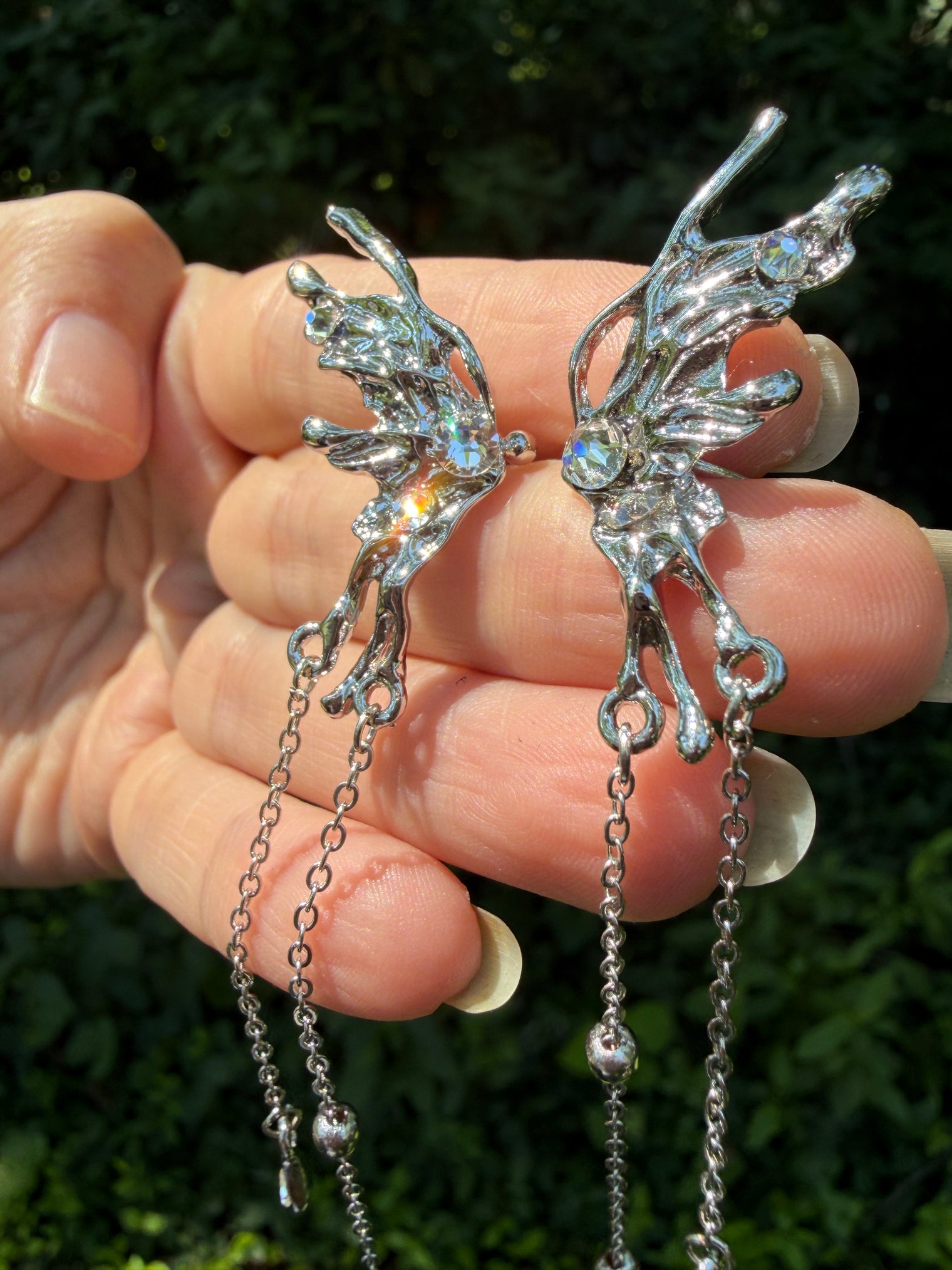 Crystalia✨ Swarovski Faerie Wing Ear Cuffs
