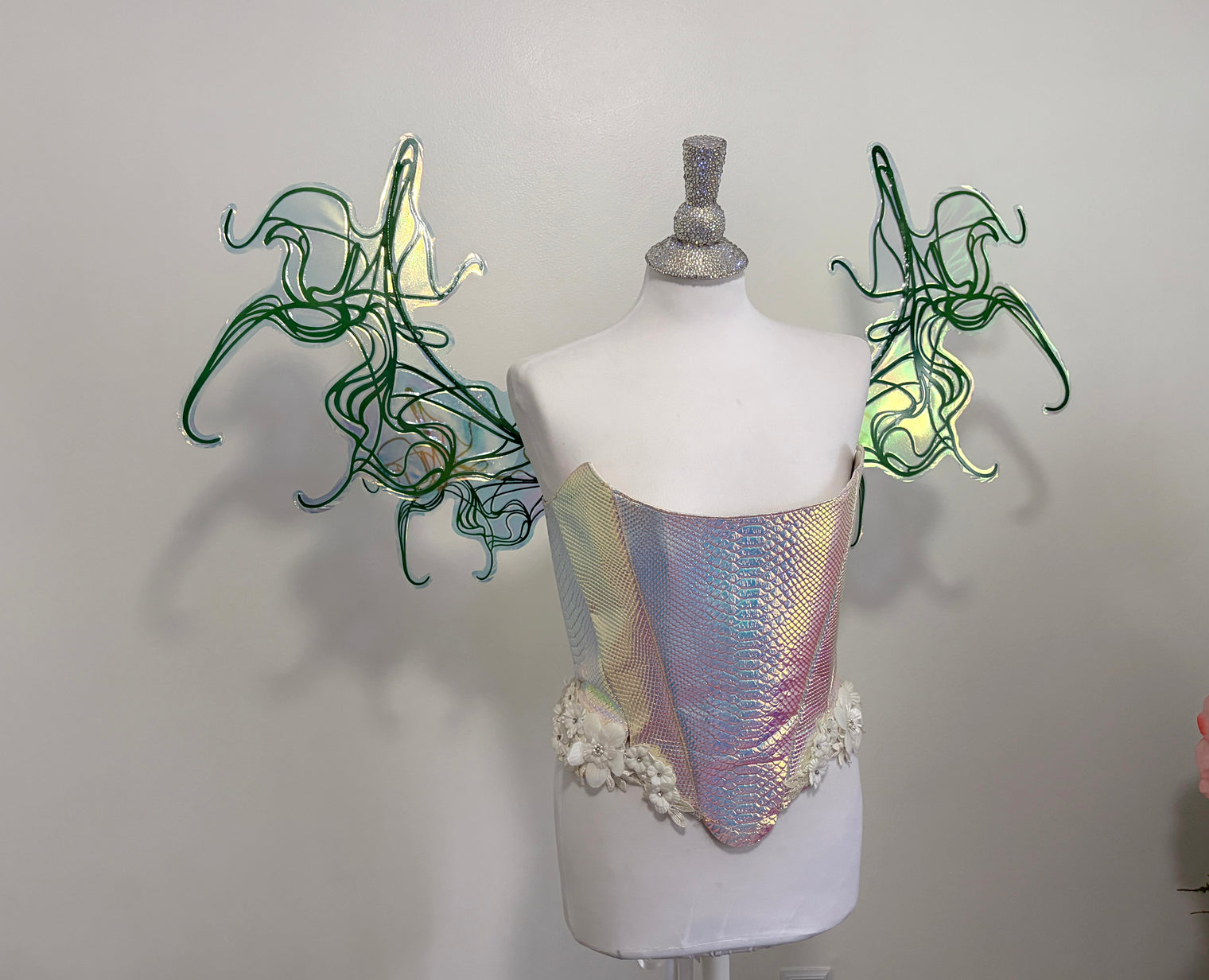 Custom pickle wings for Mary Iridescent Fairy Wings