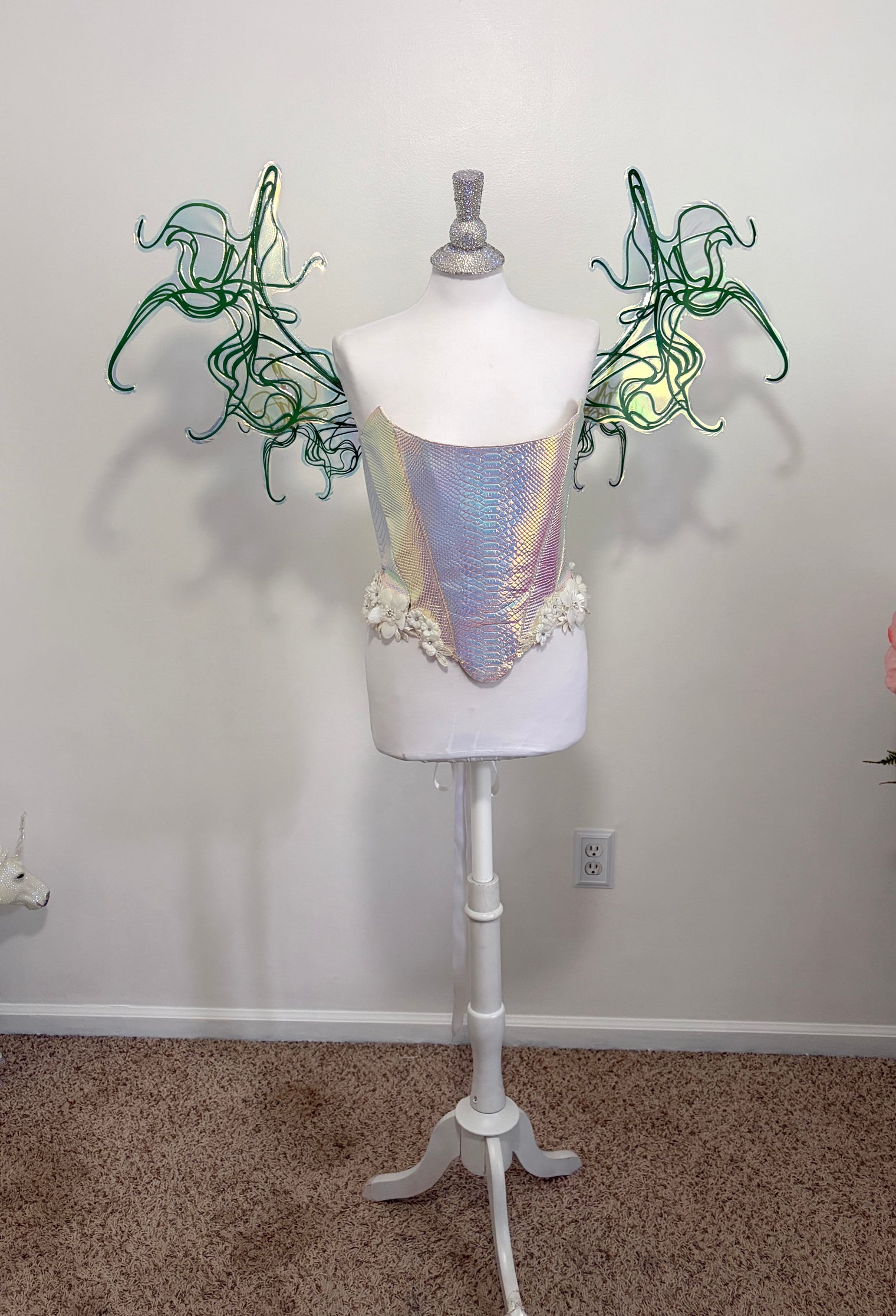 Custom pickle wings for Mary Iridescent Fairy Wings