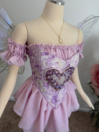 Tokyo Fae - a day in the wisteria corset and chemise set