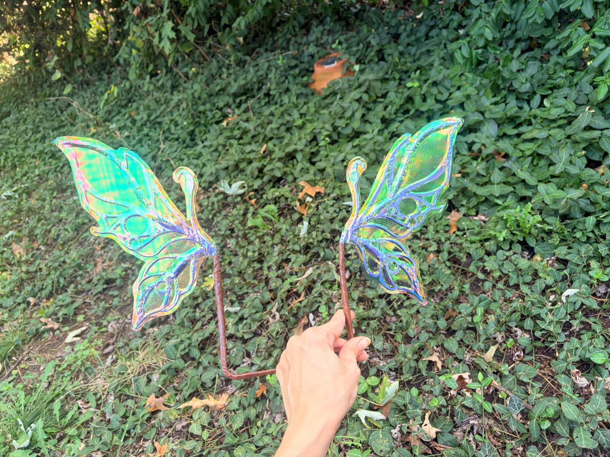 Micro mini Wings Sky Blue iridescent fairy wings