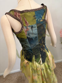 A drink with the unicorns corset and chemise