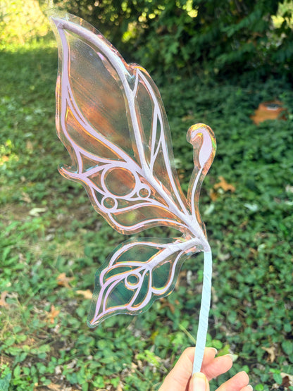 Micro mini Wings Pastel Unicorn Purple iridescent fairy wings