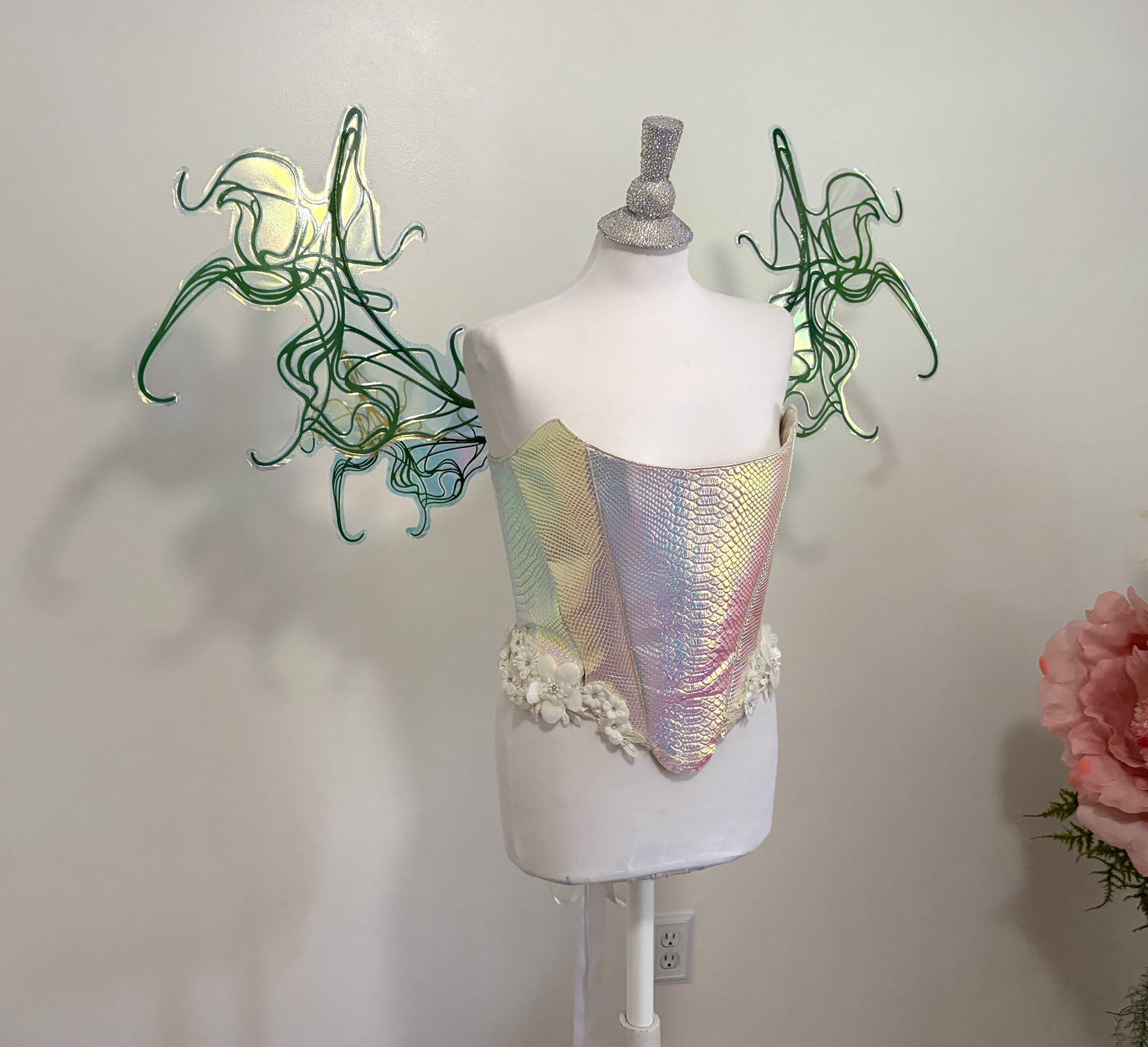 Custom pickle wings for Mary Iridescent Fairy Wings