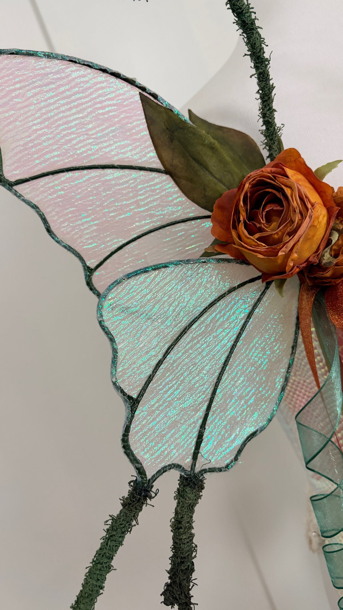 Floral Full Wire Butterfly style Fairy Wings