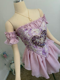 Tokyo Fae - a day in the wisteria corset and chemise set