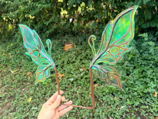 Micro mini Wings Brown iridescent fairy wings
