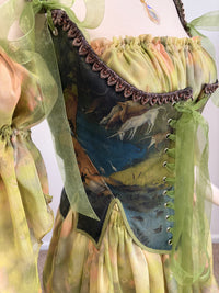 A drink with the unicorns corset and chemise
